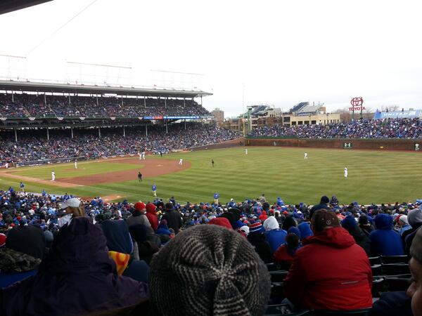 UrbanBrainBody's tweet image. Our @Cubs season tickets view.  Looking forward to @ubbspectrum Pieces to the Puzzle Fundraiser this Sat #Chicago