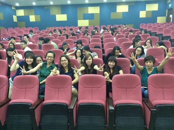 Lecture hall :) #qmu #asia #campus