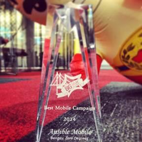 IPG_Mediabrands's tweet photo. HUGE congrats to @ADSteeley @loveji &amp; the team! @ansiblemobile won “Best Mobile Campaign” last night at @sfbig! http://t.co/NSXPVLDe7s