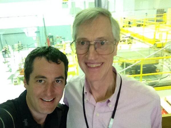 KevinM_Morrison's tweet photo. Thrilling to meet to meet Nobel Prize winner Dr. John Mather working on @NASAWebbTelescp  #wearedavies http://t.co/hKMUHhSwcN