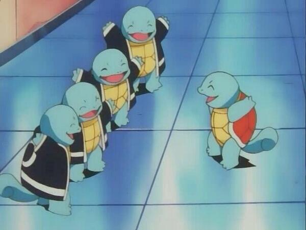 when you see your friends somewhere unexpectedly