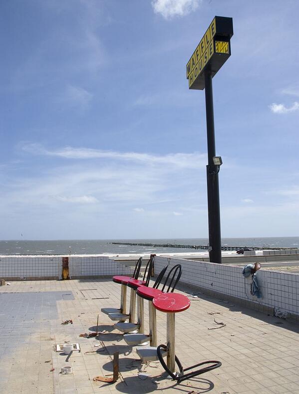 Waffle House swept away by Hurricane Katrina in Biloxi, MS. Photo taken April 12, 2006 by Carol Highsmith: