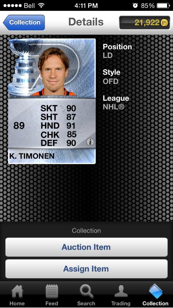 LeafsNat81's tweet photo. @LeafsNat81: 🚨🚨change of plans giving away K.Timonen at 150 followers🚨🚨 http://t.co/diycPSSsbn
