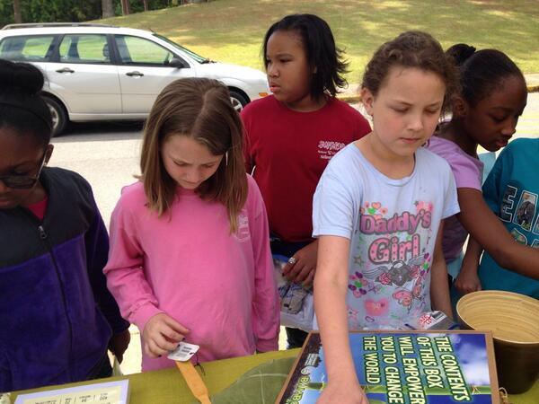 Bambooee's tweet photo. Woodland Forrest Elementary School used #bambooee to teach kids about #EarthDay, look at these future innovators! http://t.co/fPbAMlOTEd
