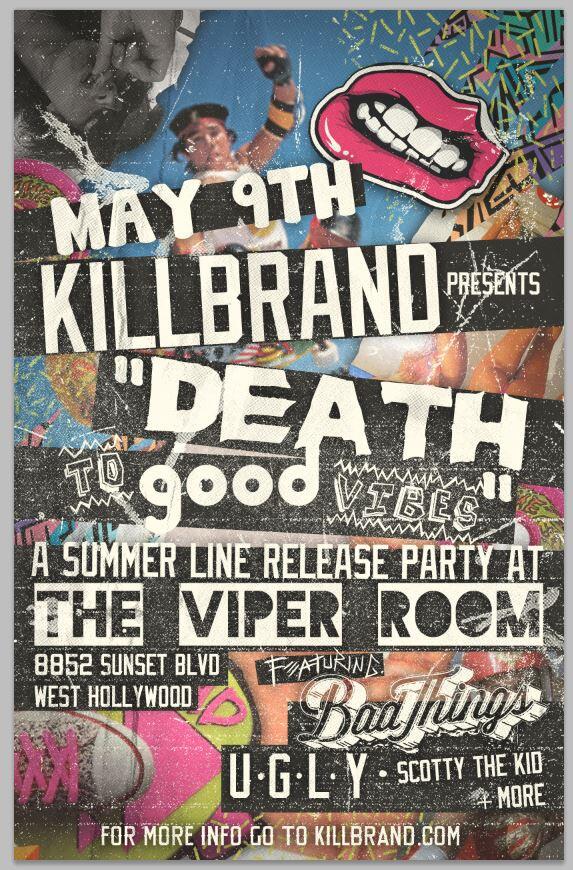 UGLYOfficial's tweet photo. Stoked for our show w/@KillBrand #May9 at @TheViperRoom! #deathtogoodvibes Tix at http://t.co/0CqsEqWGcB! #UGLY #CBE http://t.co/6tyW6iyQbp