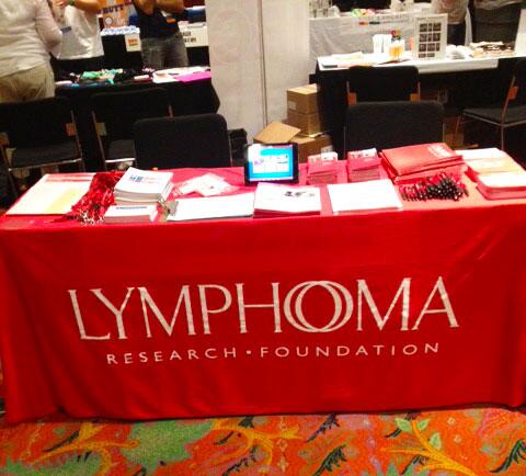 lymphoma's tweet photo. Setting up our booth at the @StupidCancer #OMGSummit! We hope you stop by and speak with us! #lymphoma http://t.co/txvS1tKsfS