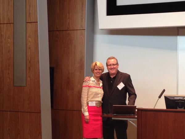 AnneDGallaher's tweet photo. One of the best ROIs for social media is the in-real-life connections! @markwschaefer #FriendsInHighGear #SMatWork14 http://t.co/4lmN38pOD2