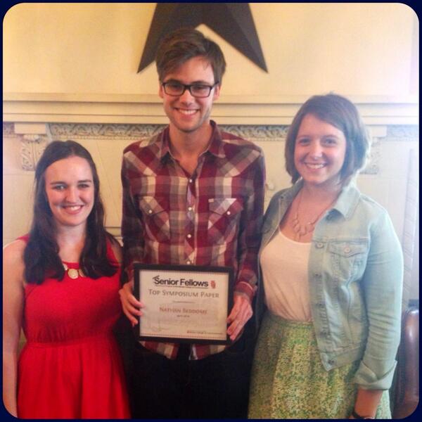 Top Symposium Paper &amp; Honorable Mentions from the <a href="/UTSeniorFellows/">Senior Fellows</a> Spring Reception. #love