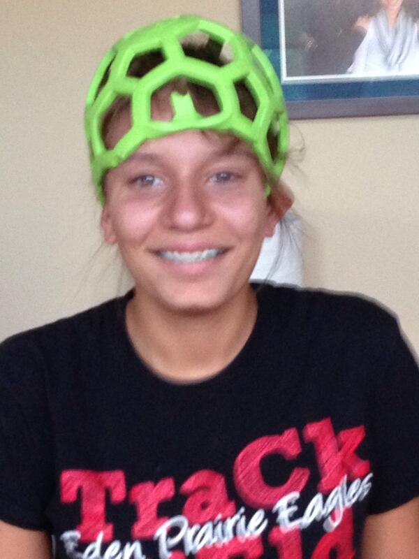 beankennedy's tweet photo. I come home to my sister with the dog toy on her head.... http://t.co/oBjHPHXZeb