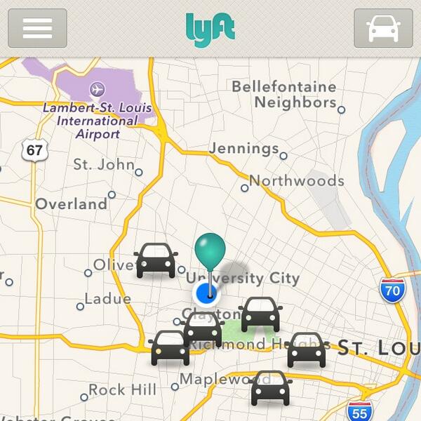 Drivers are on the road and ready to go! If you need to get around STL tonight, use code GATEWAY25 for a free ride.