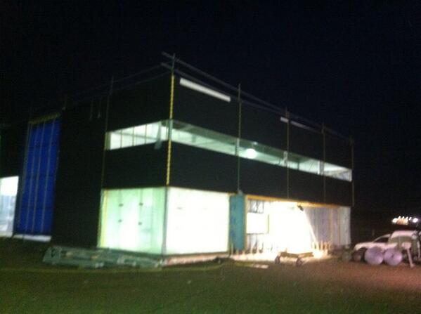 Vandaag vloer eerste fase gestort in Noordwijkerhout bij nieuwbouw voor firma westerbeek.