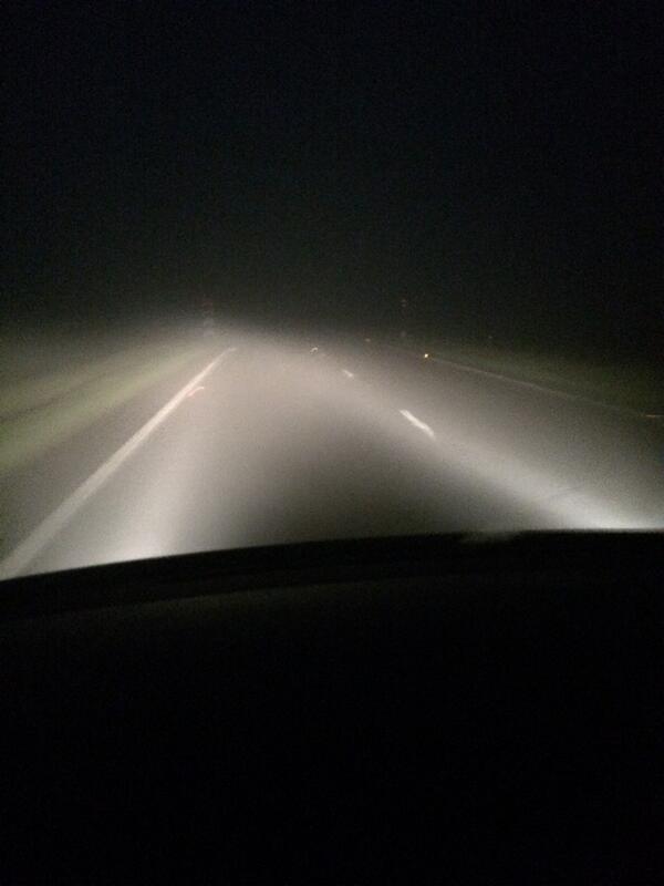 It's a bit foggy out #ukuuon #ifwemakeit