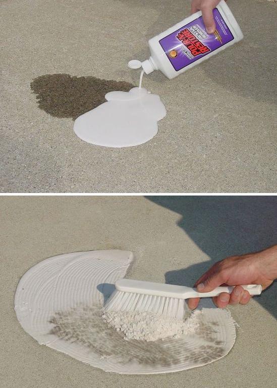 Clean & Simple on Twitter "PourNRestore, the oil stain remover that