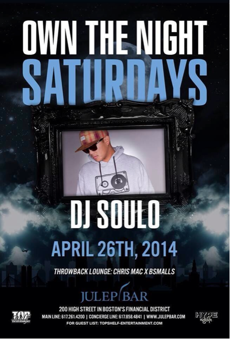 Julepbar's tweet photo. Tomorrow night at #JulepBar is looking solid! #WeekendsAtJulep @DJ_SOULO @ChrisMac617 #BSmalls http://t.co/ShwPYehnVE