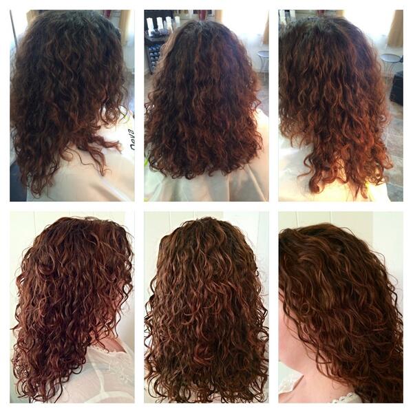 triciadiedrich's tweet image. #Devacurl #devacurlcut #highlights #Goldwell