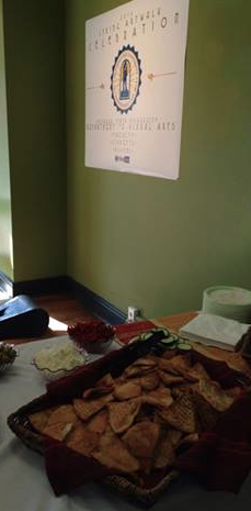 3Topia_LC's tweet photo. Zeus downtown LC art walk…we've donated shrimp pasta! Um Um! http://t.co/XJisRrnC3z