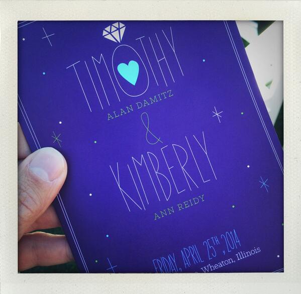 justinahrens's tweet photo. Congrats Kim and @timmit on the big day!!!! #TimPlusKim http://t.co/d7f72lrbqC
