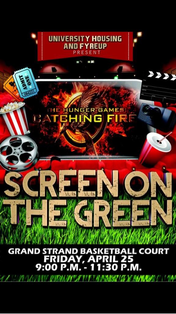 SNOW CONES, COTTON CANDY, POPCORN all FREE TONIGHT!  SCREEN ON THE GREEN 9pm Grand Strand Bball Court! #CINOWEEK