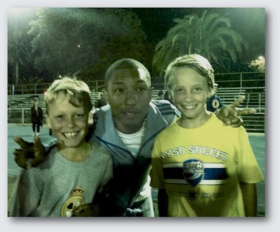 AYSO (@ayso_soccer) on Twitter photo Look who we spotted at the AYSO fields in Pacific Palisades! Even <a href="/Pharrell/">Pharrell Williams</a> loves #AYSO! #Happy #Whereisthehat? Look who we spotted at the AYSO fields in Pacific Palisades! Even <a href="/Pharrell/">Pharrell Williams</a> loves #AYSO! #Happy #Whereisthehat?
