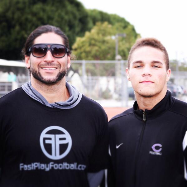 FastPlayPros's tweet photo. Great workout with @FastPlayChill54 and @jperez4444 today. @Stanford better be ready for this baller out of #carlsbad http://t.co/ELQ6vpXqpL