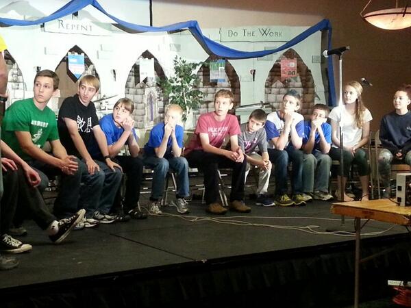 ResoluteQuizzin's tweet image. Five rookies from Summit made the top 15 rookies and are quizzing on stage tonight.
