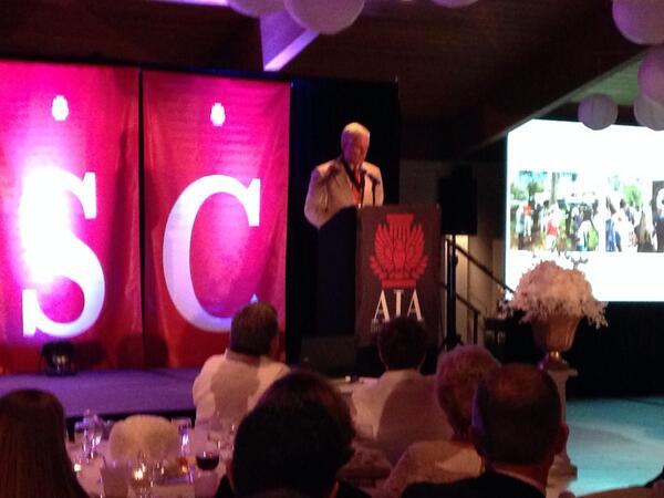 AIA_SC's tweet image. 2014 @AIA_SC Medal of Distinction recipient James &quot;Jim&quot; Barker. #ClemsonArchitecture