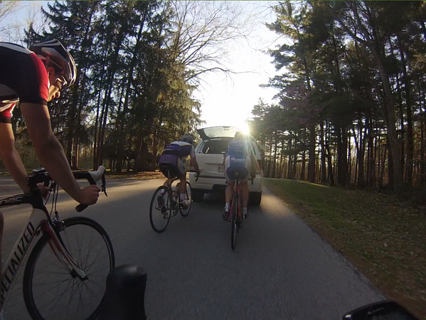 Droppin' some late night watt bombs @ 38mph #PreRaceStrollThroughThePark