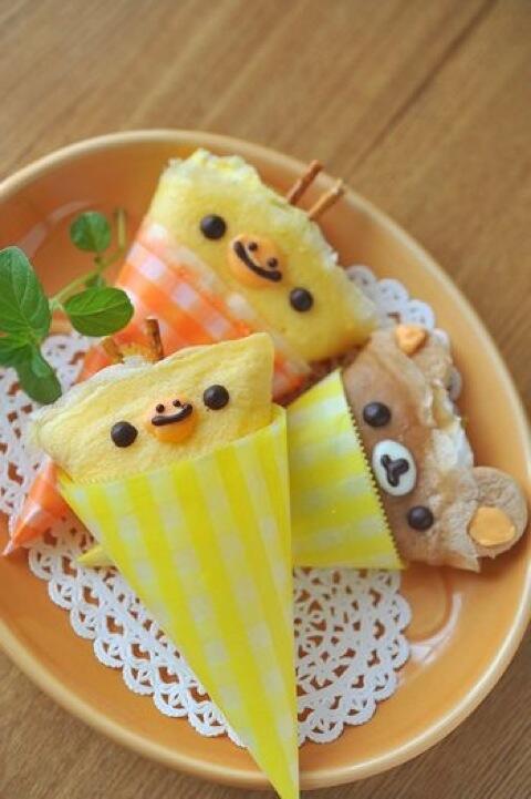 _rilakkuma_bot's tweet photo. リラックマとキイロイトリクレープwこういうのもいいね！ https://t.co/bixzpITXBH #リラックマ