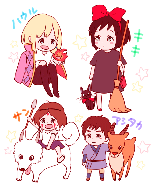 高野苺 伝説の漫画家 ジブリキャラをちっちゃくしてみた T Co Qd3kgmx8cm