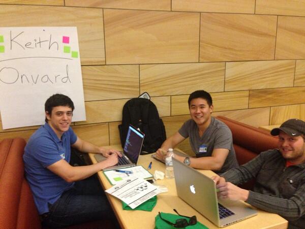 swphx's tweet photo. Team #Onvard already working before #pitchfire votes have been tabulated, nice idea for #corporatelearning #phxedu http://t.co/SqdCVVAOye