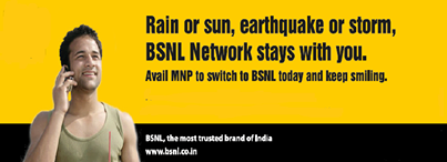 Switch to # India's Official Network with # BSNL Mobile Number Portability -