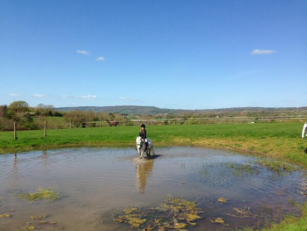 Three weeks today, this will change from a pond to the MB water jump