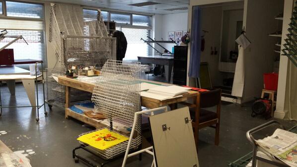 FLUX_Dublin's tweet image. Getting excited for our @DamnFinePrint workshop with @darklightfest at 12pm! Pull your own iconic film quote poster!