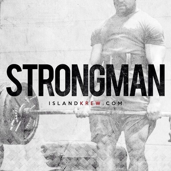 IslandKrew's tweet photo. Type in promo code "strongman" at http://t.co/omQvYV4nUY and get 15% off. Shout out to those puttin up weight! Boom! http://t.co/C5ub0MjIqK