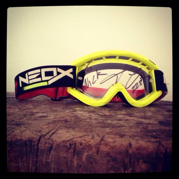 One of the Happy winners from the signed <a href="/neoxvision/">NEOX vision</a> goggles by <a href="/antoniocairoli/">.</a> !! 👍✨ Congrats!!