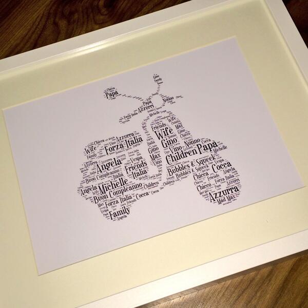 Wordartbyme's tweet image. #Happybirthday to my #Vespa mad dad! #buoncompleanno  #KPRS #womeninbiz #wow @UKBusinessRT RT @Vespa_Official