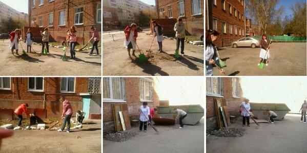 GUZ_TOB2's tweet photo. @GruzdevVladimir Субботник ГУЗ "Тульская областная больница №2 им. Л.Н. Толстого" http://t.co/E7DmYo6k5r