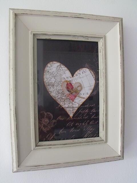 Susanzcards's tweet image. Here's another one of my #handmade #vintage style pictures made this week.. #craft
