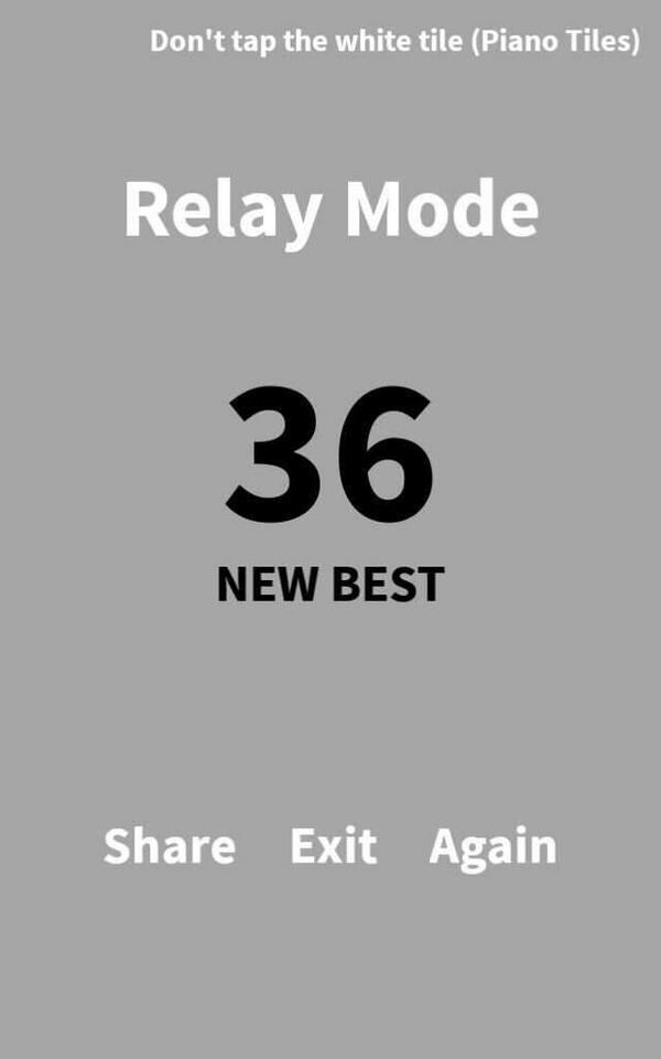 baseekhuis's tweet photo. Relay Mode! 36 pts!! Awesome! Who can beat me in @PianoTiles -> http://t.co/ZfWEnHApRM http://t.co/sbazBNAKsh