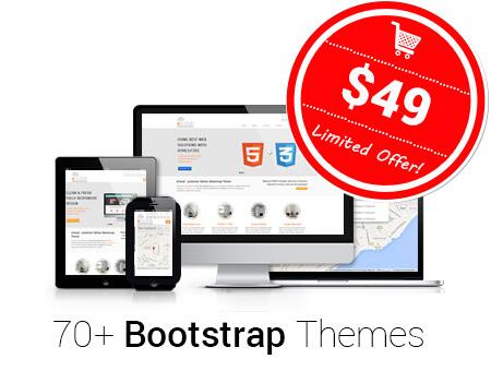 bundledealnet's tweet photo. Super Deal: 70+ #Bootstrap #HTML5 + #CSS3 #Responsive Themes – extended license only $49 (normally $840) Don't miss! http://t.co/j2ZqRjtUF2