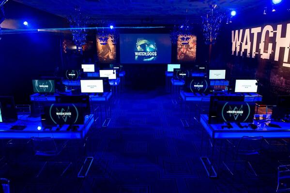evntmkr's tweet photo. Just produced the international press video game event for Ubisoft's Watch_Dogs in Chicago! http://t.co/opJU6O44AA