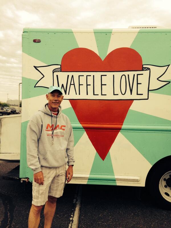 IronWares's tweet photo. Waffle love!!  Strawberries and cream. http://t.co/bIRb5aBiMT