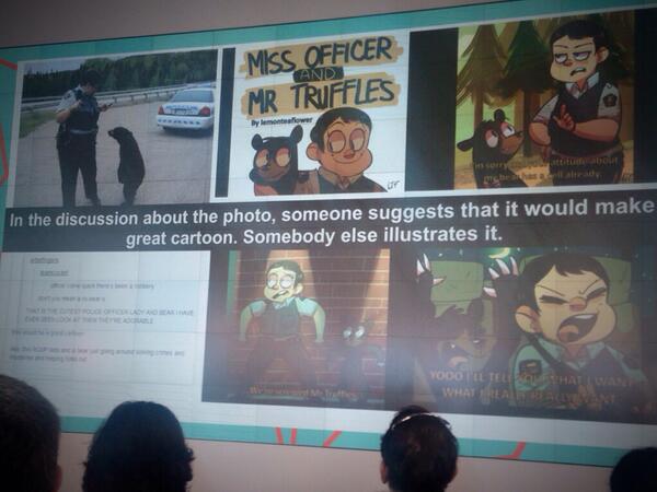 Love every part of the story of miss officer & mr truffle! #TFIi