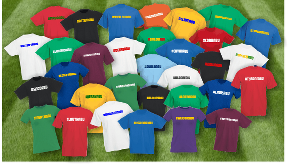 OneGaelic's tweet photo. Hashtag Abu t-shirts now available!! Support YOUR County, show YOUR colours! Go to: http://t.co/CtDQXvageP Please RT http://t.co/OAihSDsnYu