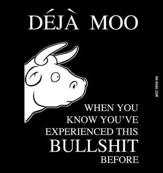 9GAG's tweet photo. Deja Moo... http://t.co/VehLPoJZTk http://t.co/cX2EOhzLM2