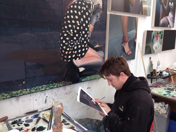 InfoHickey's tweet photo. Getting ready for this years exhibitions @SiriusArts @siamsatire @doorwaygallery http://t.co/PI681IErVN