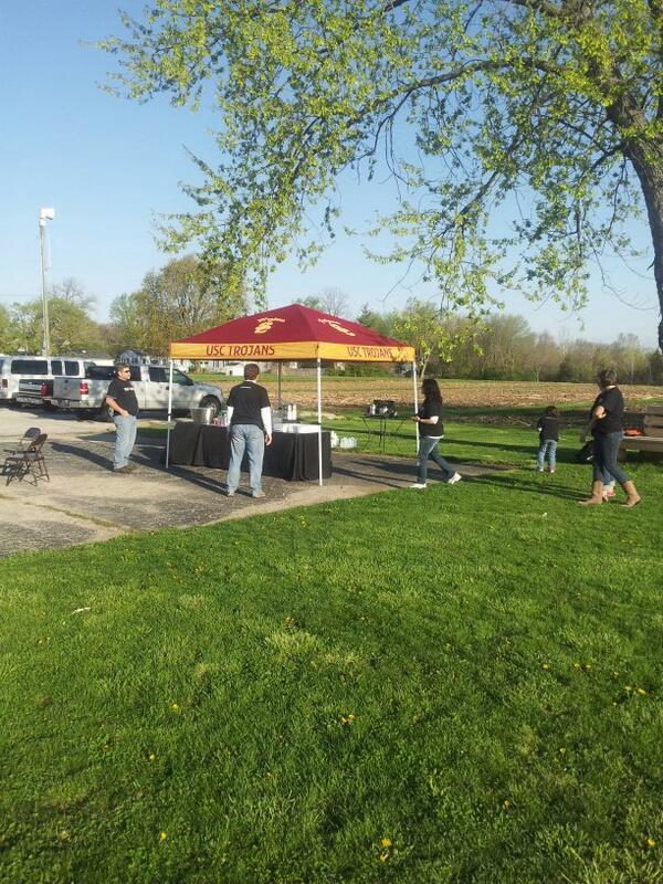 #Goloveindy2014 setting up at #westsidecommunitygarden