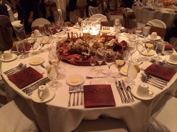 CIOGerald's tweet image. Olympic Gala Event @stonewallresort  - great job hotel team !