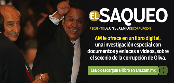 periodicoam's tweet photo. Recuerda "El saqueo. Recuento de un sexenio de corrupción"
Para leer o descargar, da clic en: http://t.co/XVahT9PMHB http://t.co/656cK2MJWu