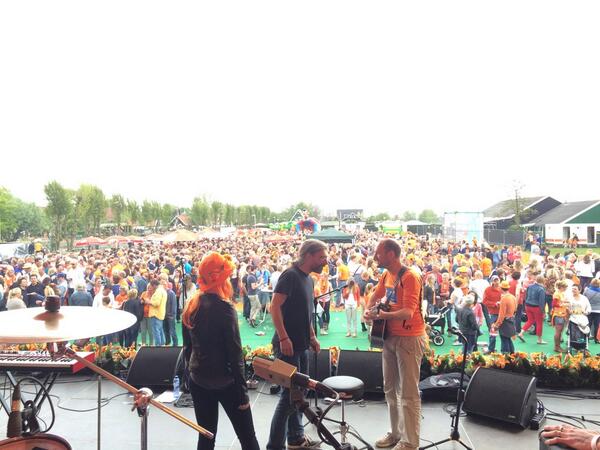 Lekker druk middagje op de Meelzak.